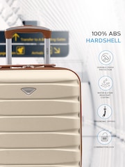 Flight Knight 45x36x20cm EasyJet Underseat 4 Wheel ABS Hard Case Cabin Carry On Hand Luggage - Image 4 of 7