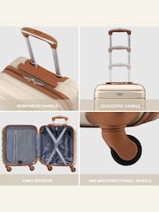 Flight Knight 45x36x20cm EasyJet Underseat 4 Wheel ABS Hard Case Cabin Carry On Hand Luggage - Image 7 of 7