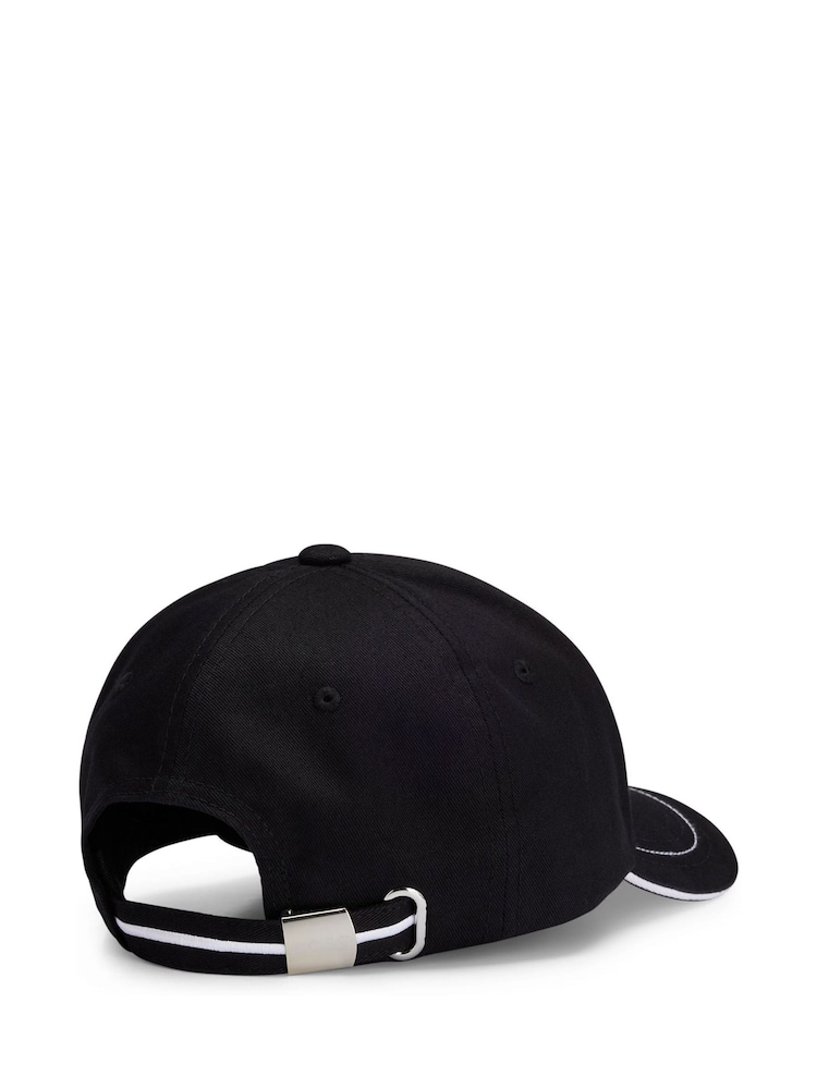 BOSS Black 100% Cotton Printed Logo Cap - Image 5 of 5