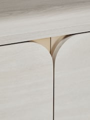 Light Evie Oak Effect Up to 55 inch Slim TV Unit - Image 11 of 12