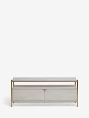Light Evie Oak Effect Up to 55 inch Slim TV Unit - Image 6 of 12