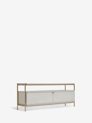 Light Evie Oak Effect Up to 55 inch Slim TV Unit - Image 8 of 12