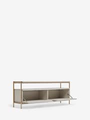 Light Evie Oak Effect Up to 55 inch Slim TV Unit - Image 9 of 12