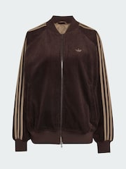 adidas Originals Brown Corduroy Oversized Track Top - Image 5 of 5