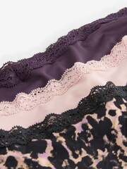 صورة حيوان/أرجواني/وردي فاتح - حزمة من 3 سراويل تحتية - Image 9 of 9