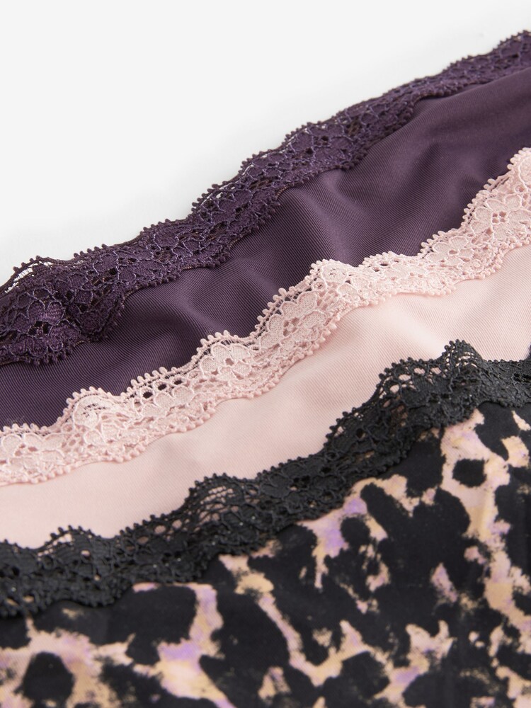 صورة حيوان/أرجواني/وردي فاتح - حزمة من 3 سراويل تحتية - Image 9 of 9 صورة حيوان/أرجواني/وردي فاتح - حزمة من 3 سراويل تحتية - Image 9 of 9