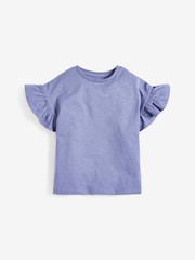 Lilac Purple 5 Pack T-Shirts (3-16yrs) - Image 4 of 7