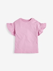 Lilac Purple 5 Pack T-Shirts (3-16yrs) - Image 5 of 7