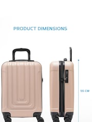 Flight Knight 55x35x20cm 8 Wheel ABS Hard Case Cabin Carry On Hand Luggage - Image 2 of 7