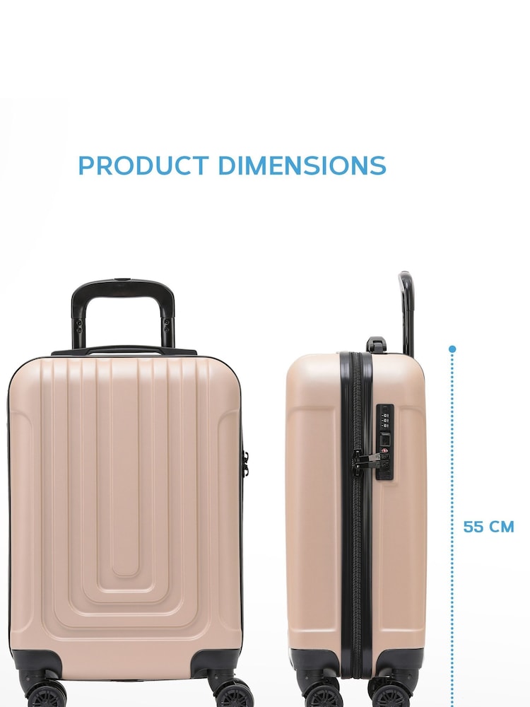 Flight Knight 55x35x20cm 8 Wheel ABS Hard Case Cabin Carry On Hand Luggage - Image 2 of 7