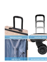 Flight Knight 55x35x20cm 8 Wheel ABS Hard Case Cabin Carry On Hand Luggage - Image 4 of 7