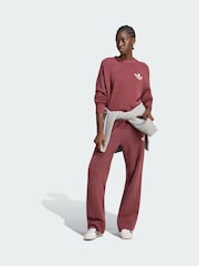 adidas Originals Red Athl Dept Knitted Sweatshirt - Image 1 of 5