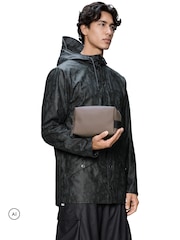 Rains Taupe Brown Small Wash Bag - Image 1 of 1