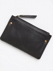 FatFace Black Leather Large Cardholder - Image 3 of 3