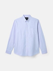Joules Oxford Blue Long Sleeve Classic Fit Shirt - Image 10 of 10