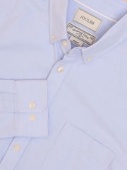 Joules Oxford Blue Long Sleeve Classic Fit Shirt - Image 9 of 10