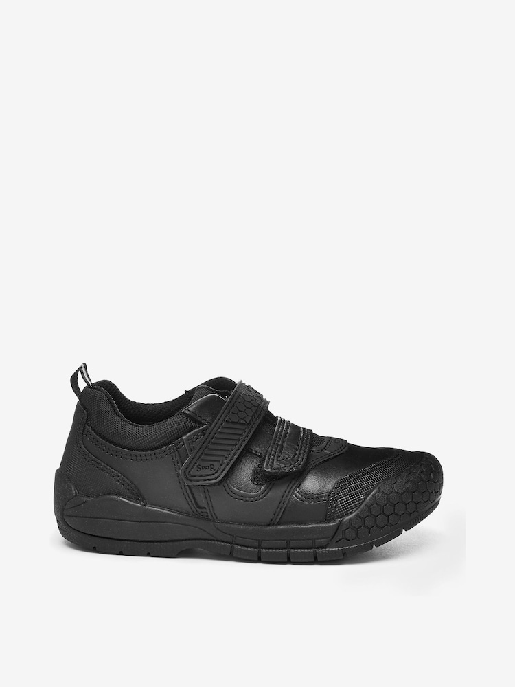 Start-Rite Strike Black Leather School Shoes Narrow Fit - Image 1 of 5
