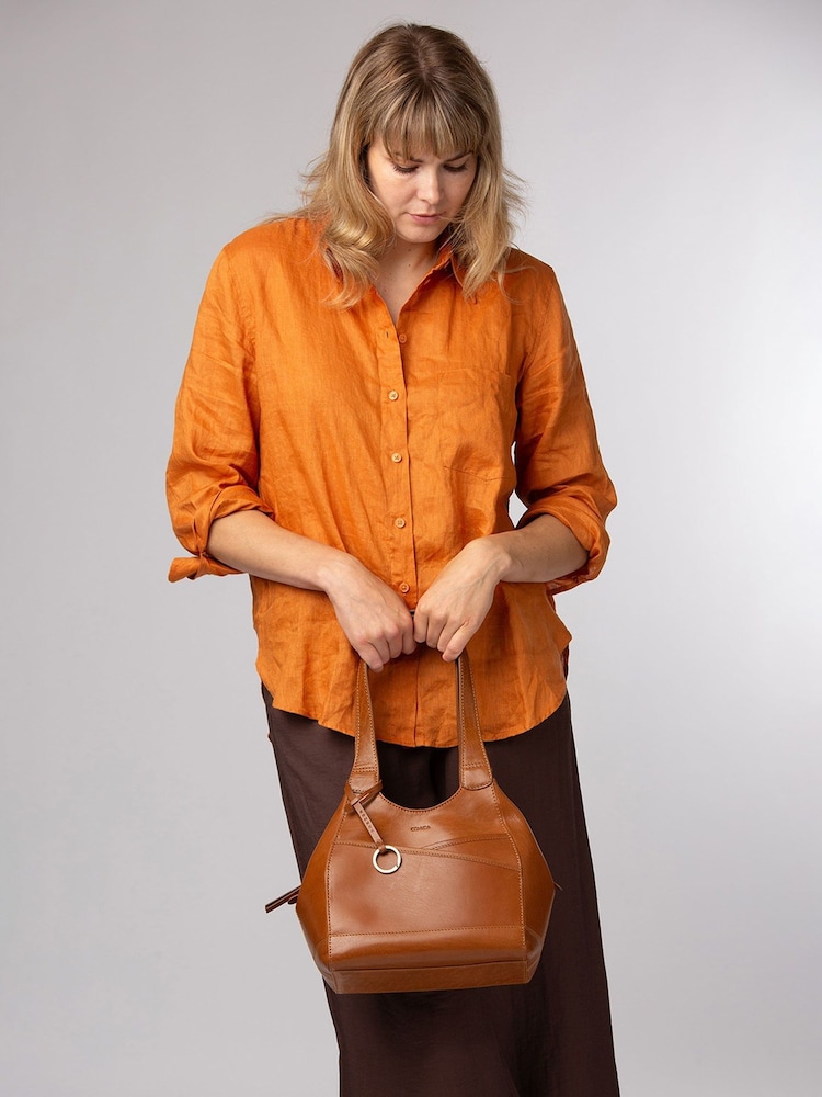 بني داكن - Conkca 'Vesper' Leather Handbag - صورة 2 من 7 بني داكن - Conkca 'Vesper' Leather Handbag - صورة 2 من 7