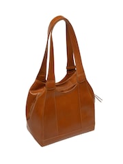 بني داكن - Conkca 'Vesper' Leather Handbag - صورة 4 من 7