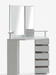 Parisot White Corner Vanity Unit - Image 2 of 11