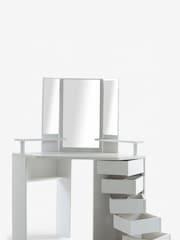 Parisot White Corner Vanity Unit - Image 8 of 11