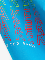 Baker by Ted Baker Blue Graphic T-Shirt - Image 4 of 4
