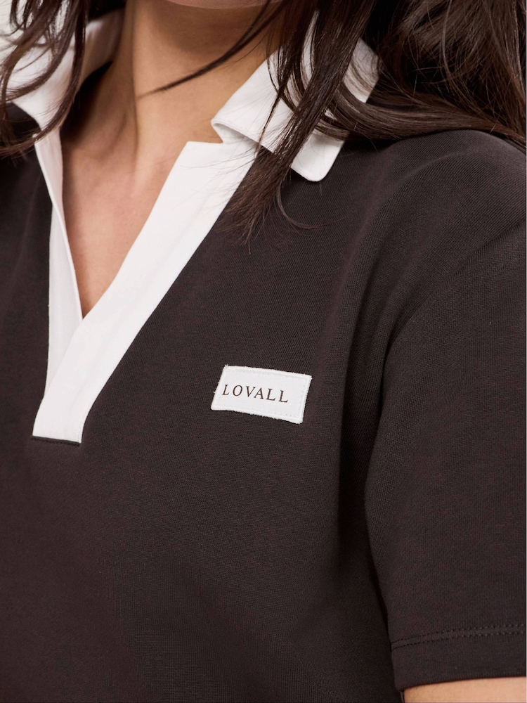 LOVALL Brown Collared Top Set - Image 4 of 4