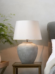 Grey Lydford Large Table Lamp - Image 1 of 7