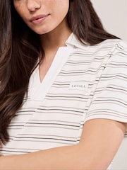 LOVALL White Collared Top & Short Set - Image 4 of 4