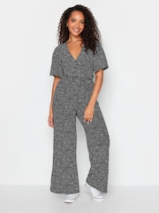 M&Co Black Wrap Jumpsuit - Image 1 of 1