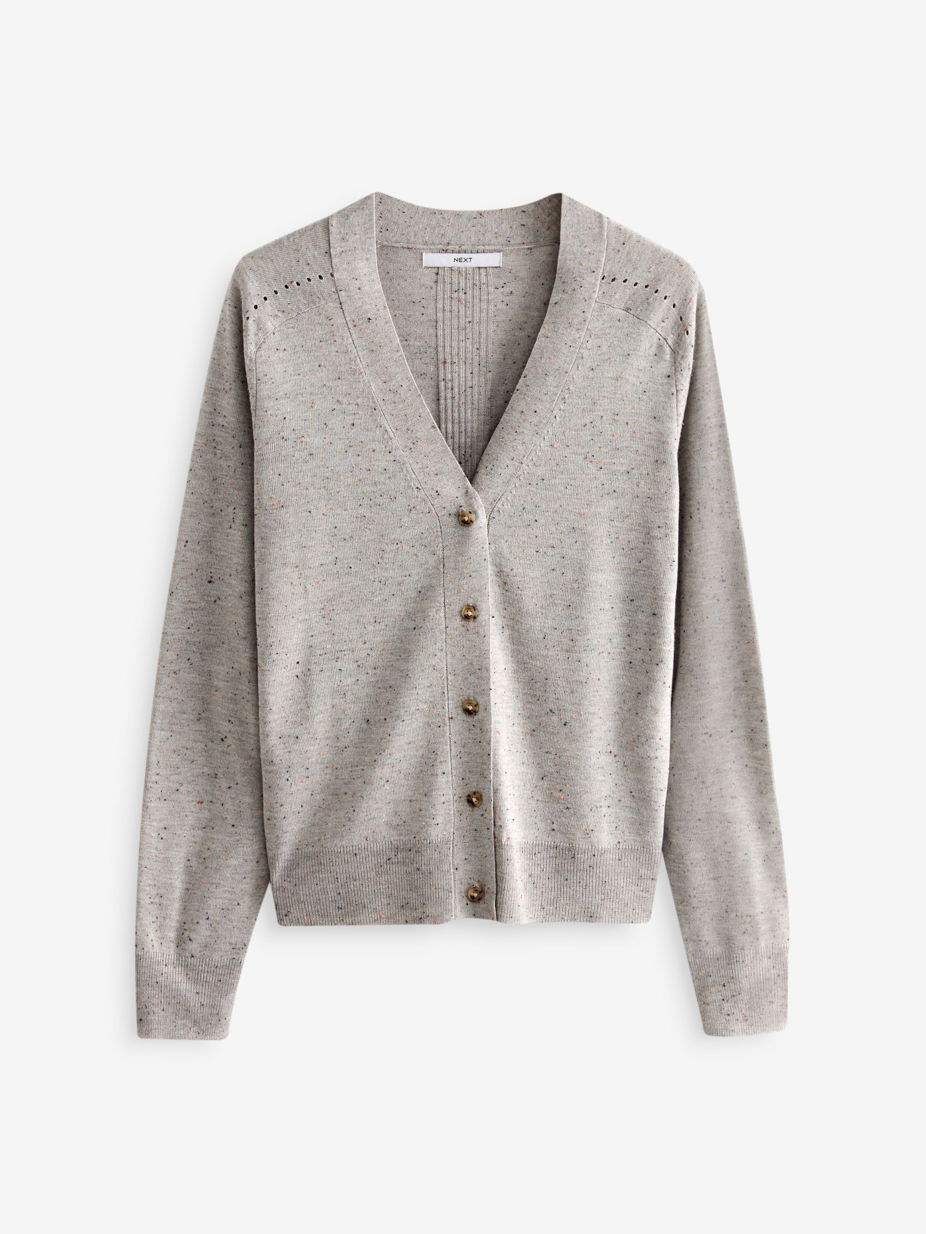 Buy Grey Soft Touch Button Up Knitted Cardigan from Next USA