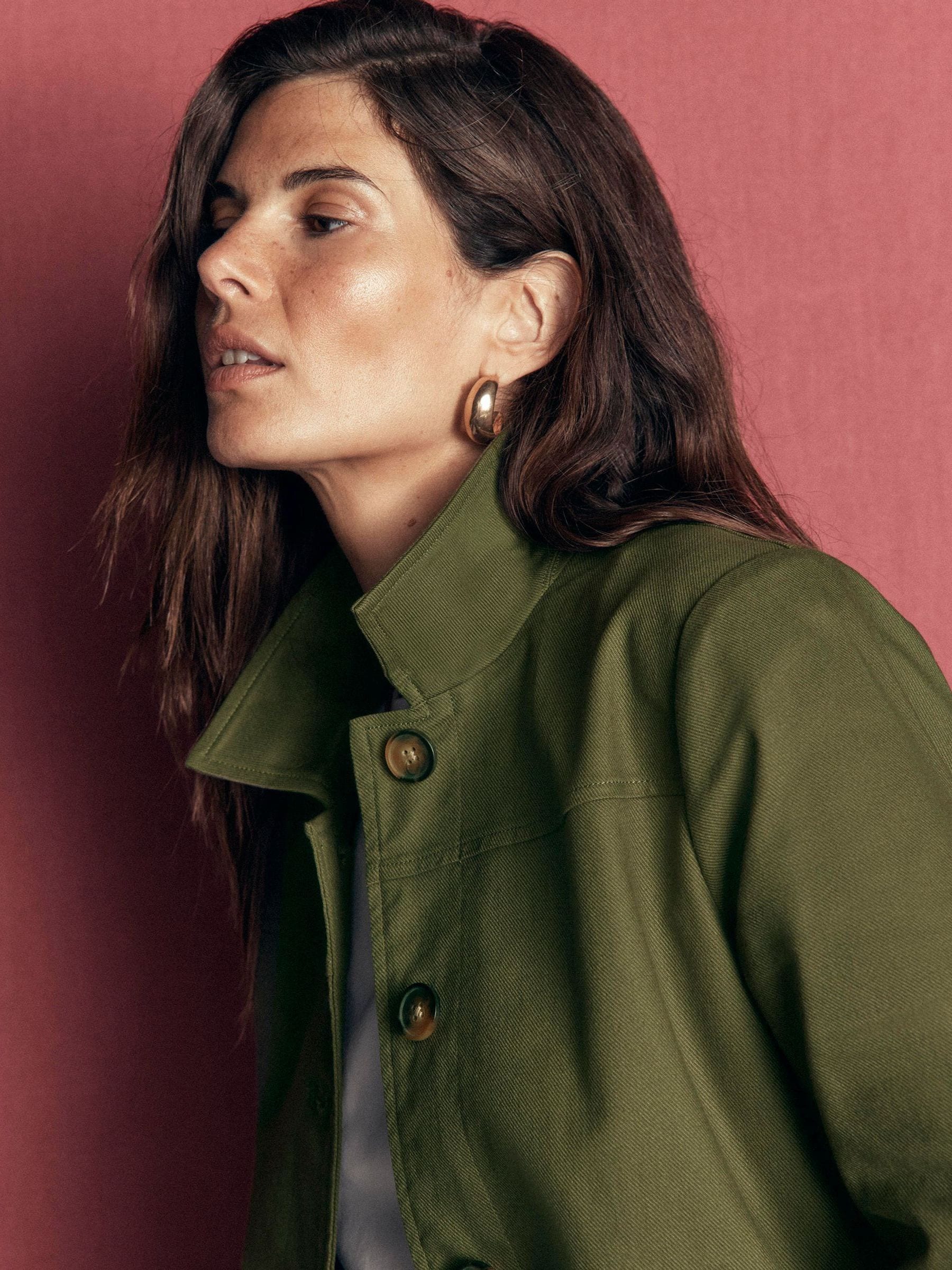 Buy Boden Green Fife Cotton Chore Jacket from the Next UK online shop