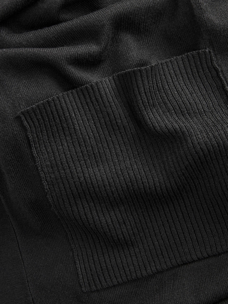Black Longline Cardigan - Image 7 of 8