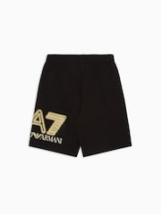 Emporio Armani EA7 Boys Logo Series Jersey Shorts - Image 1 of 3