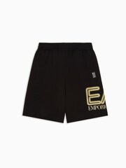 Emporio Armani EA7 Boys Logo Series Jersey Shorts - Image 2 of 3
