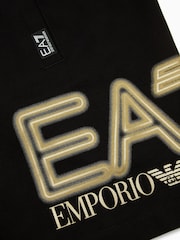 Emporio Armani EA7 Boys Logo Series Jersey Shorts - Image 3 of 3
