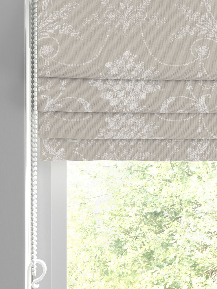 Laura Ashley Grey Josette Made to Measure Roman Blind - Image 2 of 7