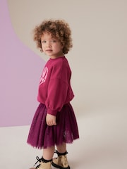 Purple Long Sleeve Sweater and Skirt Set (3mths-7yrs) - Image 3 of 8