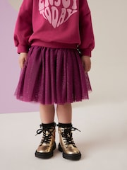 Purple Long Sleeve Sweater and Skirt Set (3mths-7yrs) - Image 5 of 8