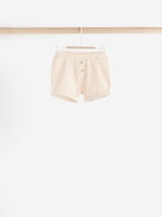 Ecru/Tan Baby T-Shirt And Shorts Set - Image 5 of 13