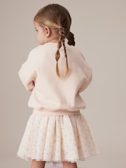 Cream Long Sleeve Sweater and Skirt Set (3mths-7yrs) - Image 2 of 6