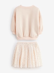 Cream Long Sleeve Sweater and Skirt Set (3mths-7yrs) - Image 5 of 6