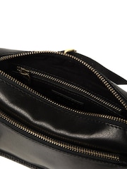 Negro - Bolso bandolera de piel Azalea de Conkca - Imagen 5 de 6