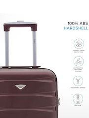 Flight Knight 55x35x20cm 4 Wheel ABS Hard Case Cabin Carry On Hand Luggage - Image 3 of 7