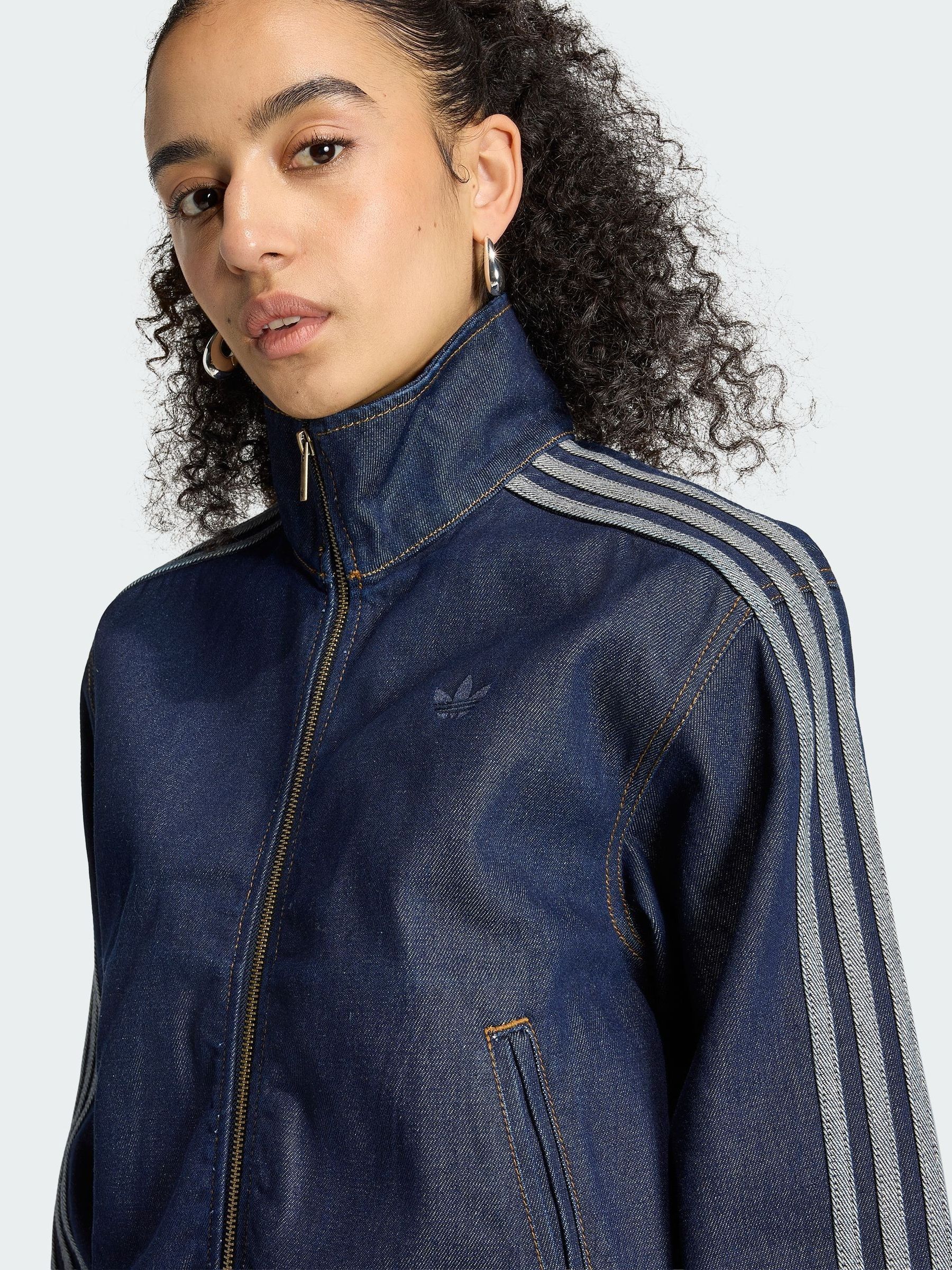 Buy adidas Originals Blue Firebird Denim Track Top from Next USA