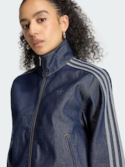 adidas Originals Blue Firebird Denim Track Top - Image 3 of 5