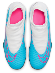 Nike White/Blue Adults Phantom Club Dynamic Fit Firm Ground Football Boots - Image 7 of 11
