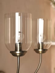 Brass Lincoln 2 Light Wall Light - Image 3 of 4