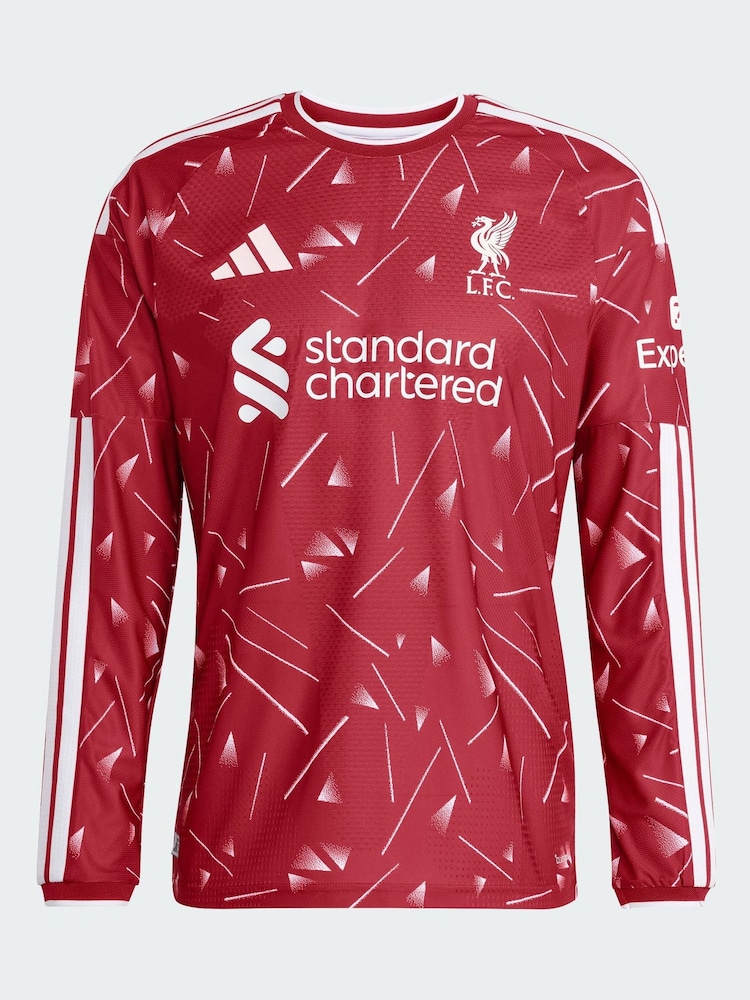 adidas Red Liverpool FC 26/27 Home Authentic Long Sleeve Jersey - Image 5 of 5