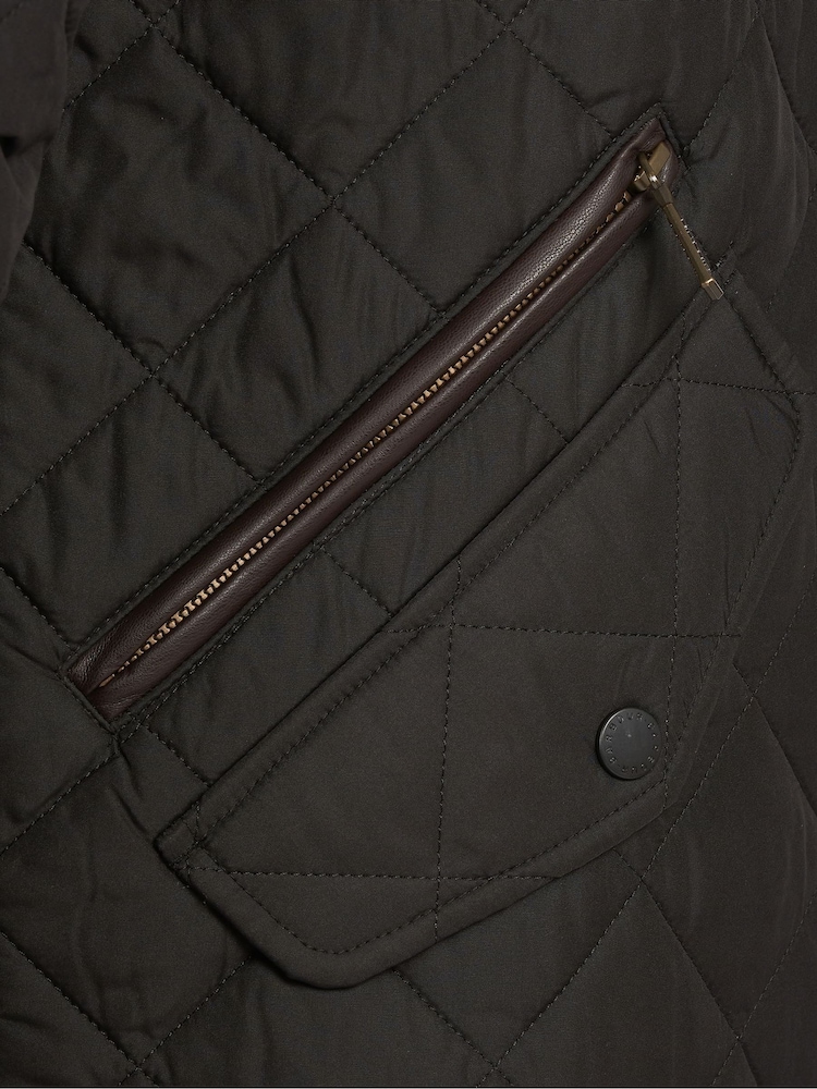 Barbour® Black Chelsea Quilted Jacket - Image 10 of 10